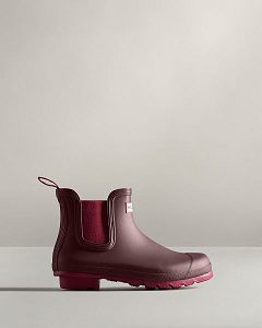 Hunter Original Naisten Original Chelsea Boots Ruskea Punainen | Suomi-60172